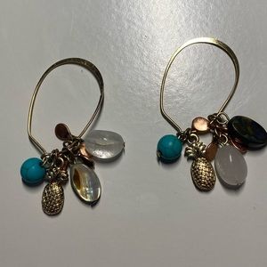 Tommy Bahama hoop earrings